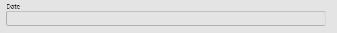 Example date field