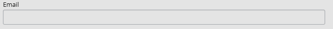 Example email field