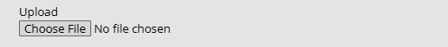 Example upload field