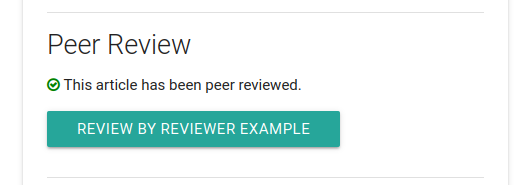 Button to open peer review