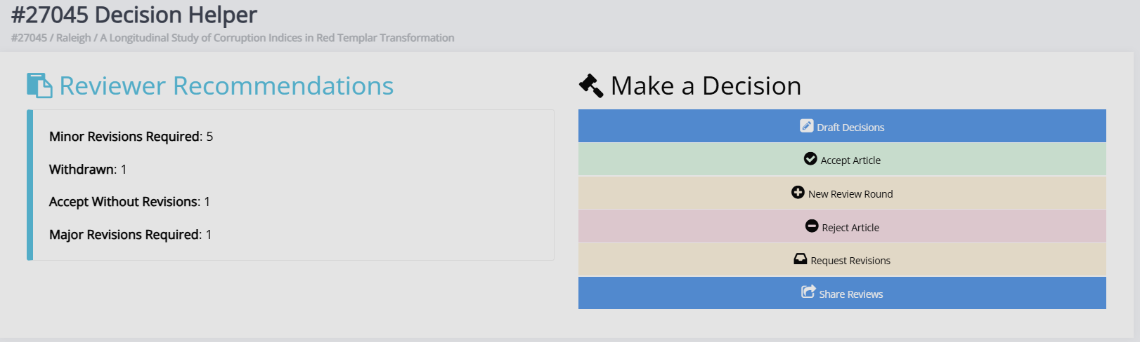 "The decision helper page."